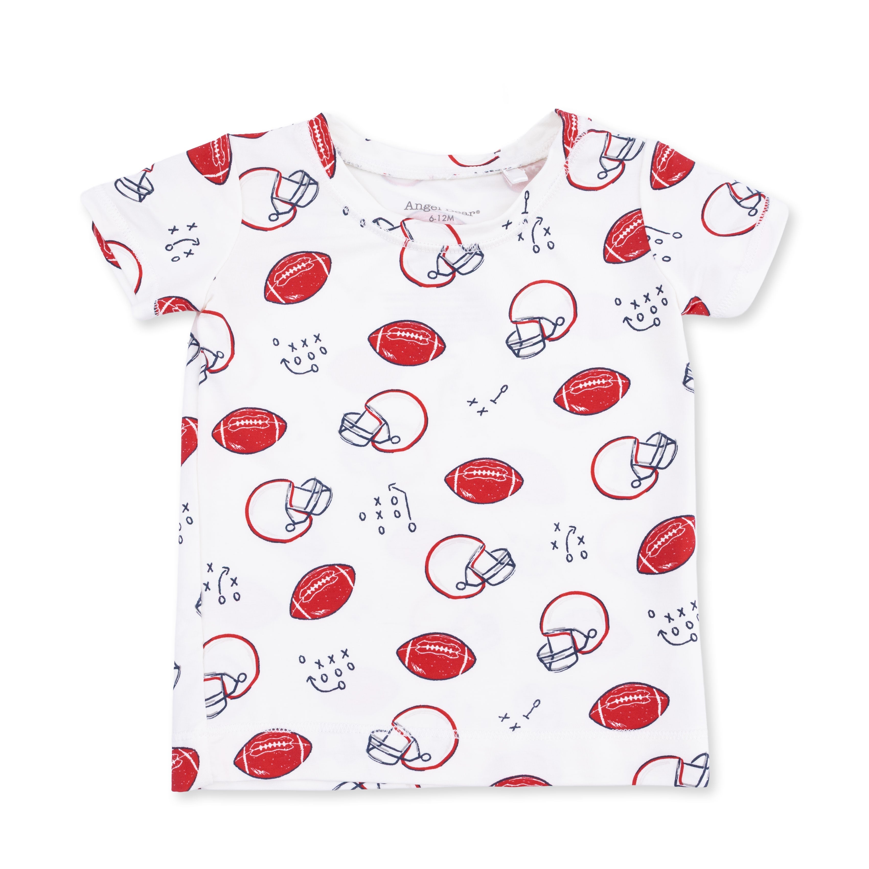 Touchdown Time - Short Sleeve Loungewear Set