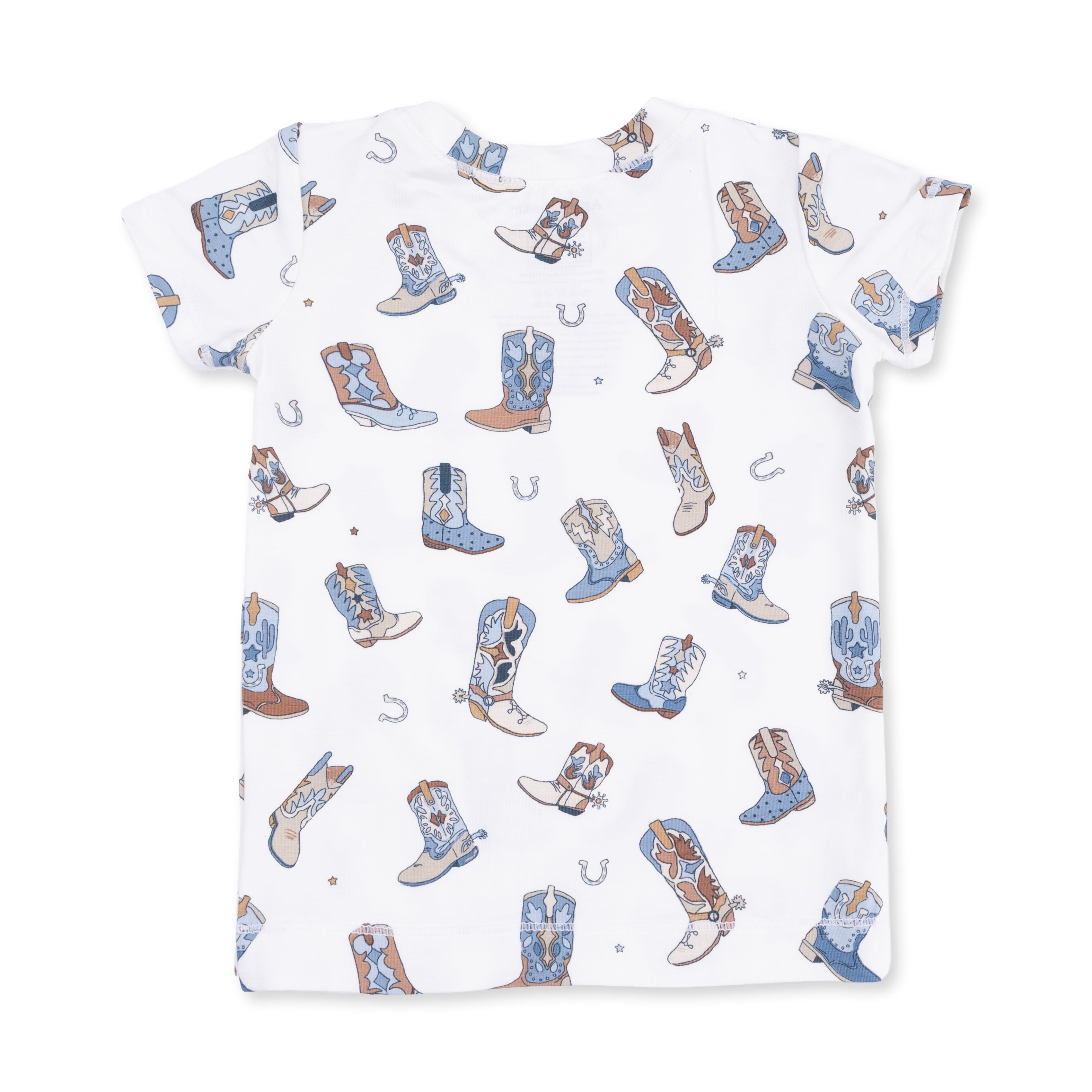 Buckaroo Boots - Short Sleeve Loungewear Set