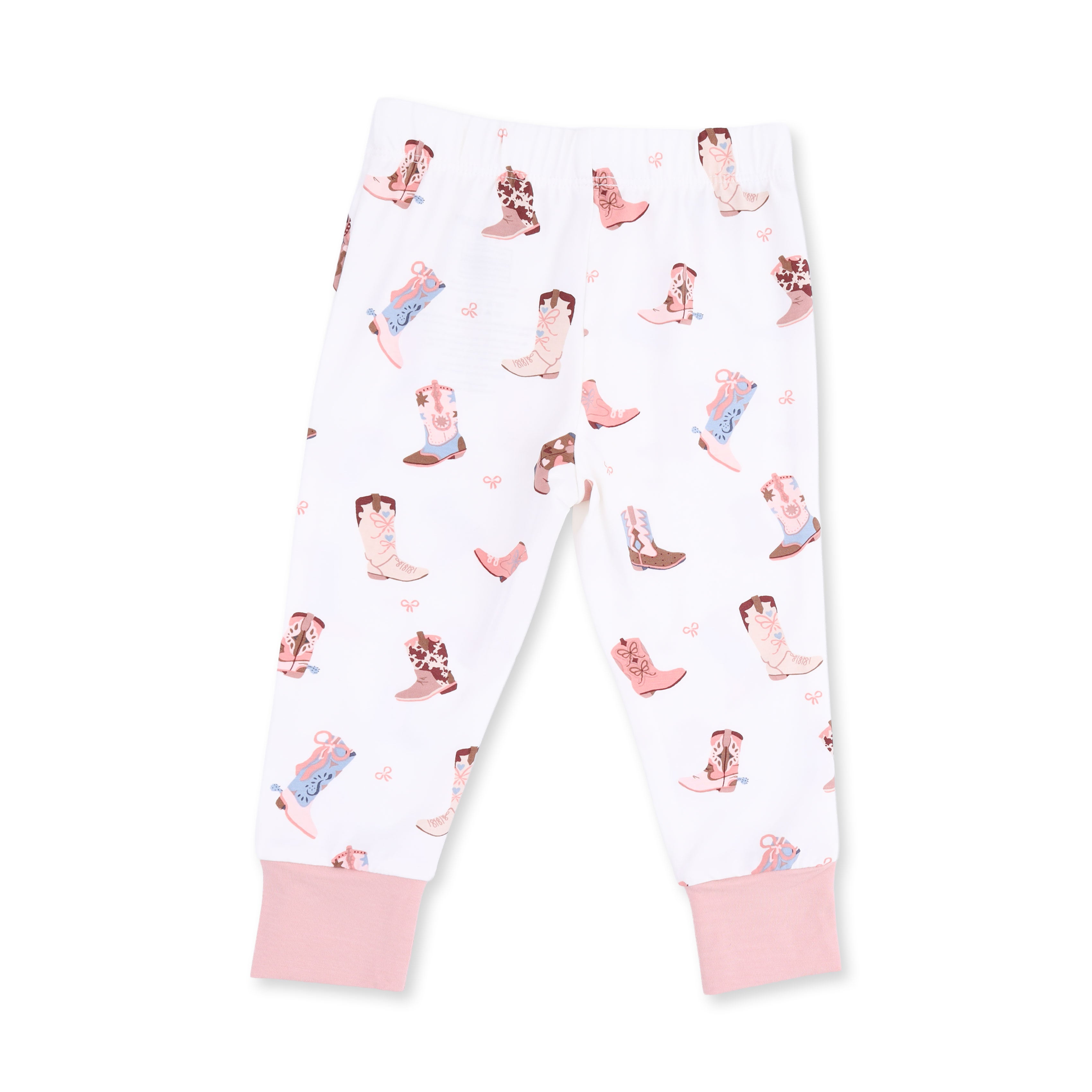 Buckarette Boots - Short Sleeve Loungewear Set