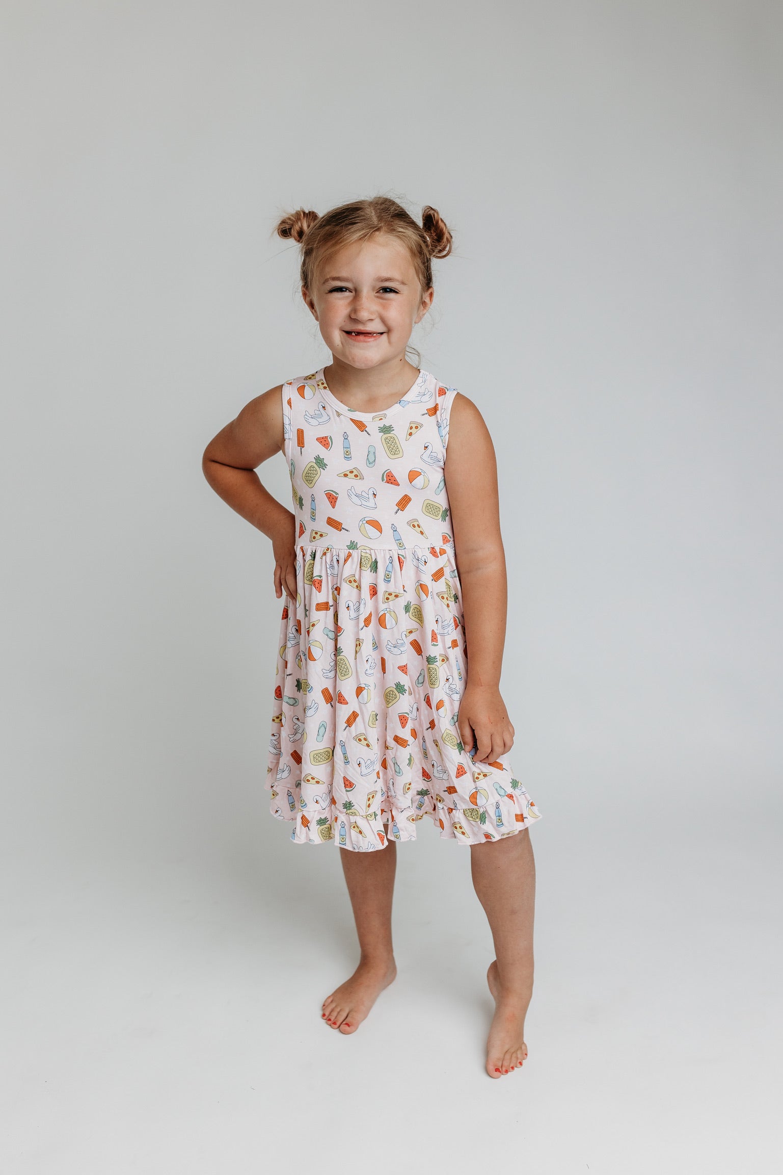 POOLSIDE PARTY DREAM RUFFLE DRESS