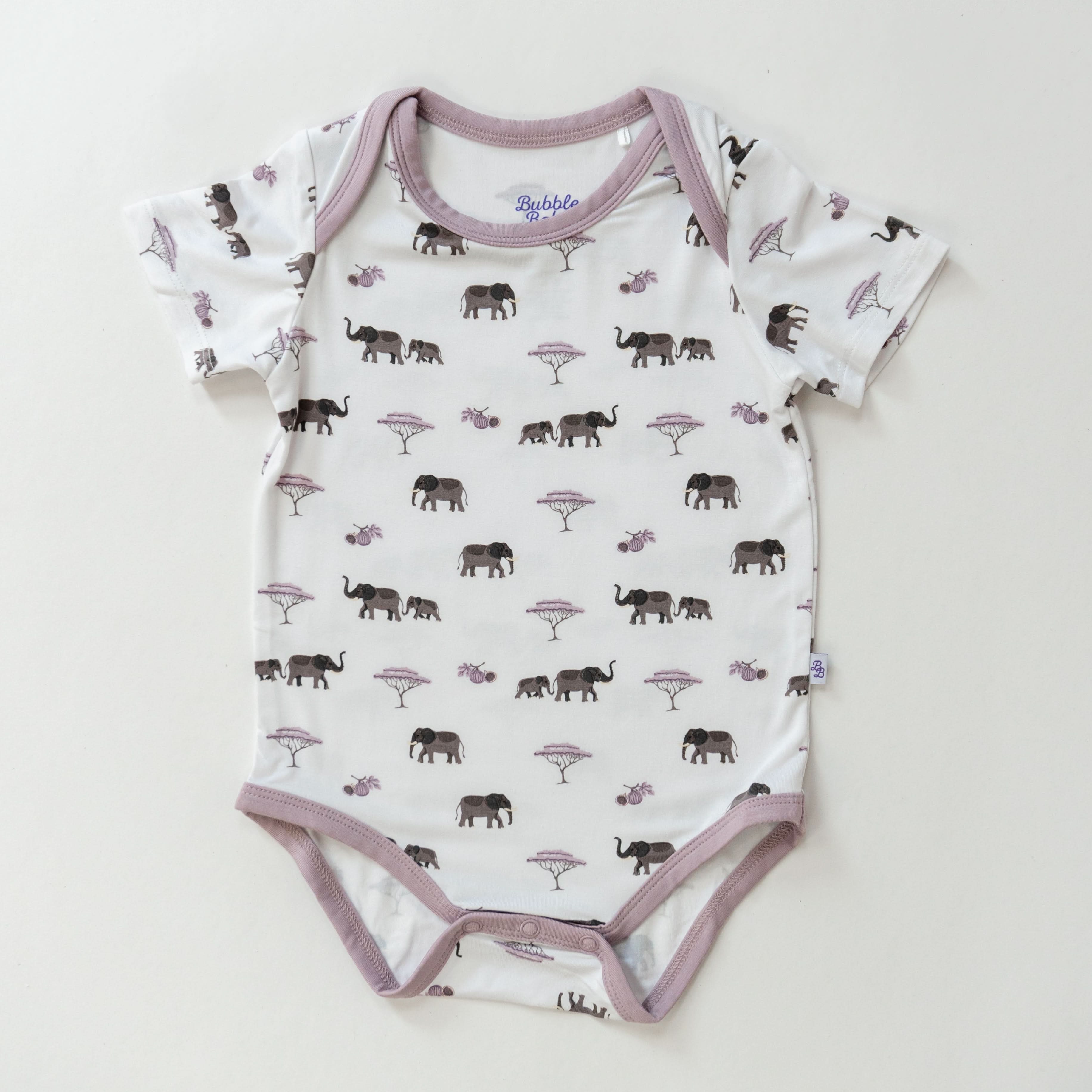 Elephant | Short Sleeve Bodysuit