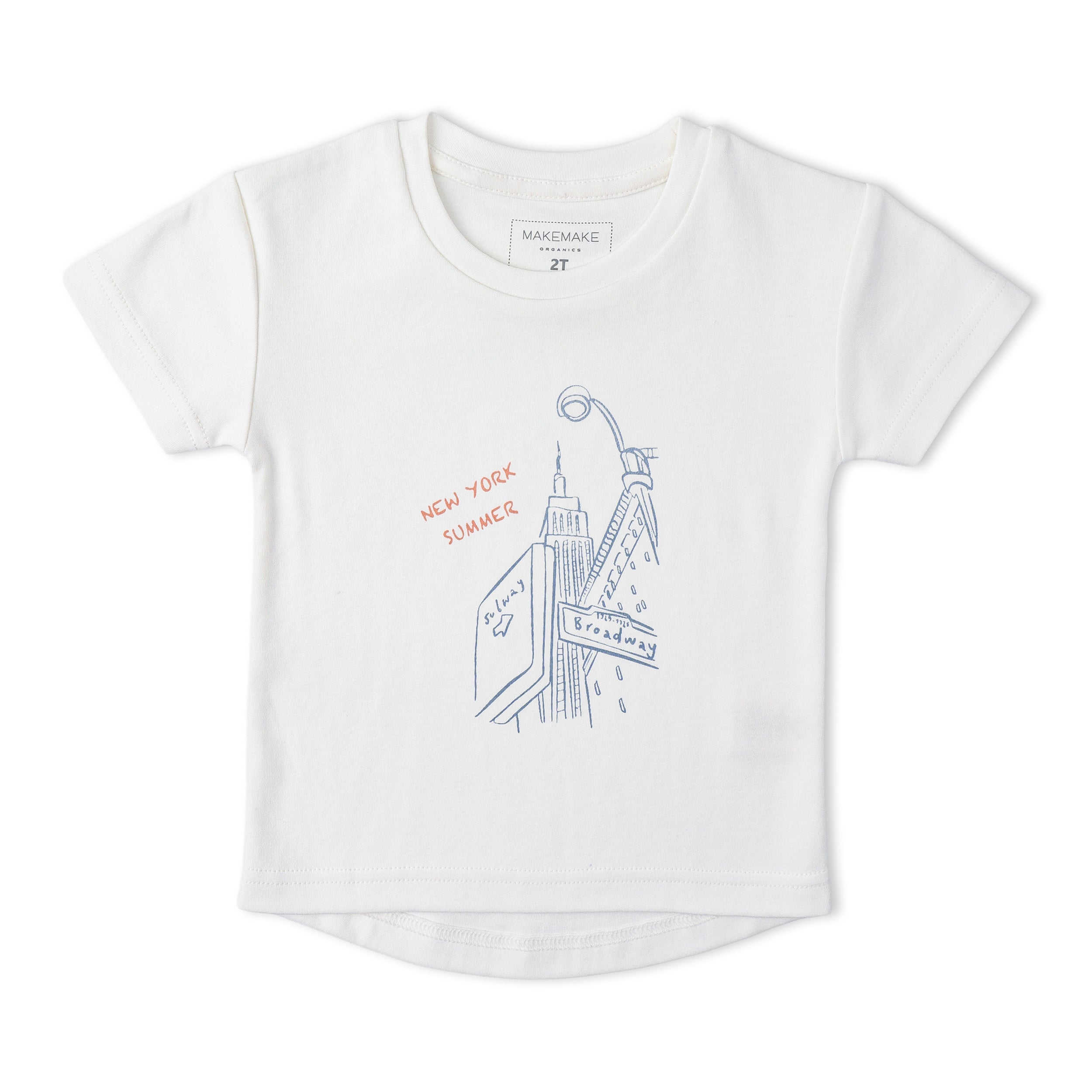 Organic Graphic Tee & Shorts Set - New York