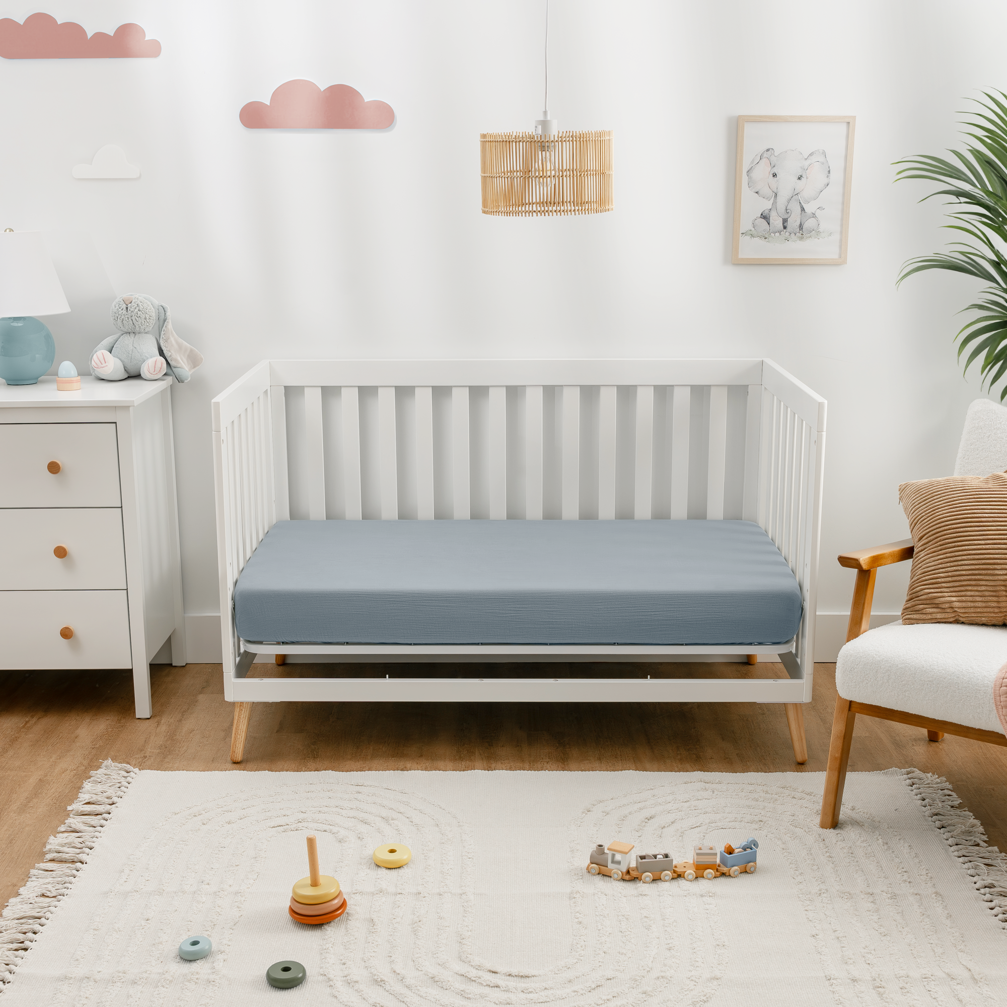 Muslin Fitted Crib Sheet