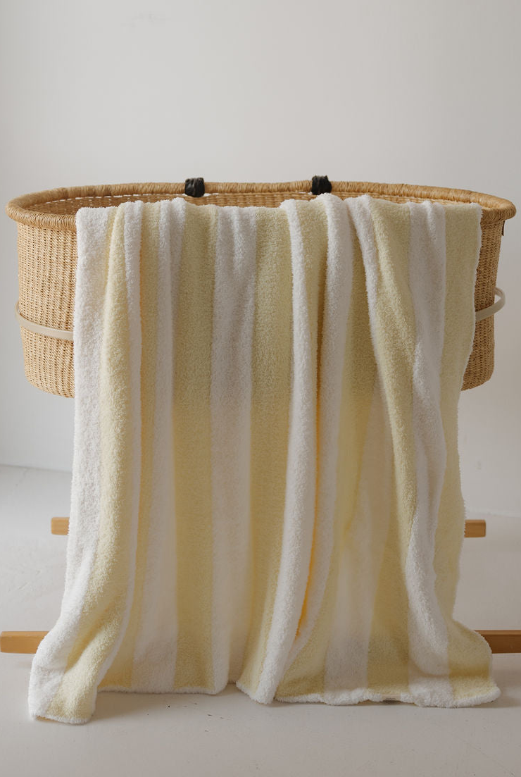 Plush Blanket | Sunny Stripe