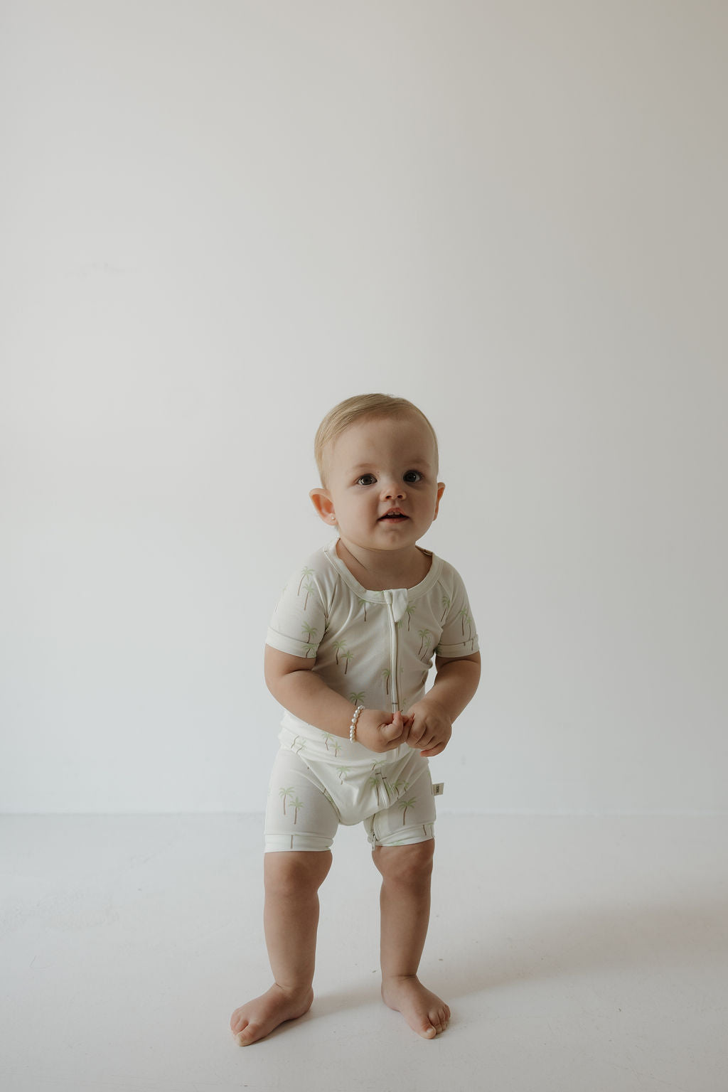 Shortie Bamboo Zip | Palm