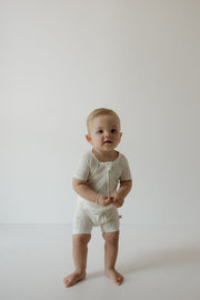Shortie Bamboo Zip | Palm