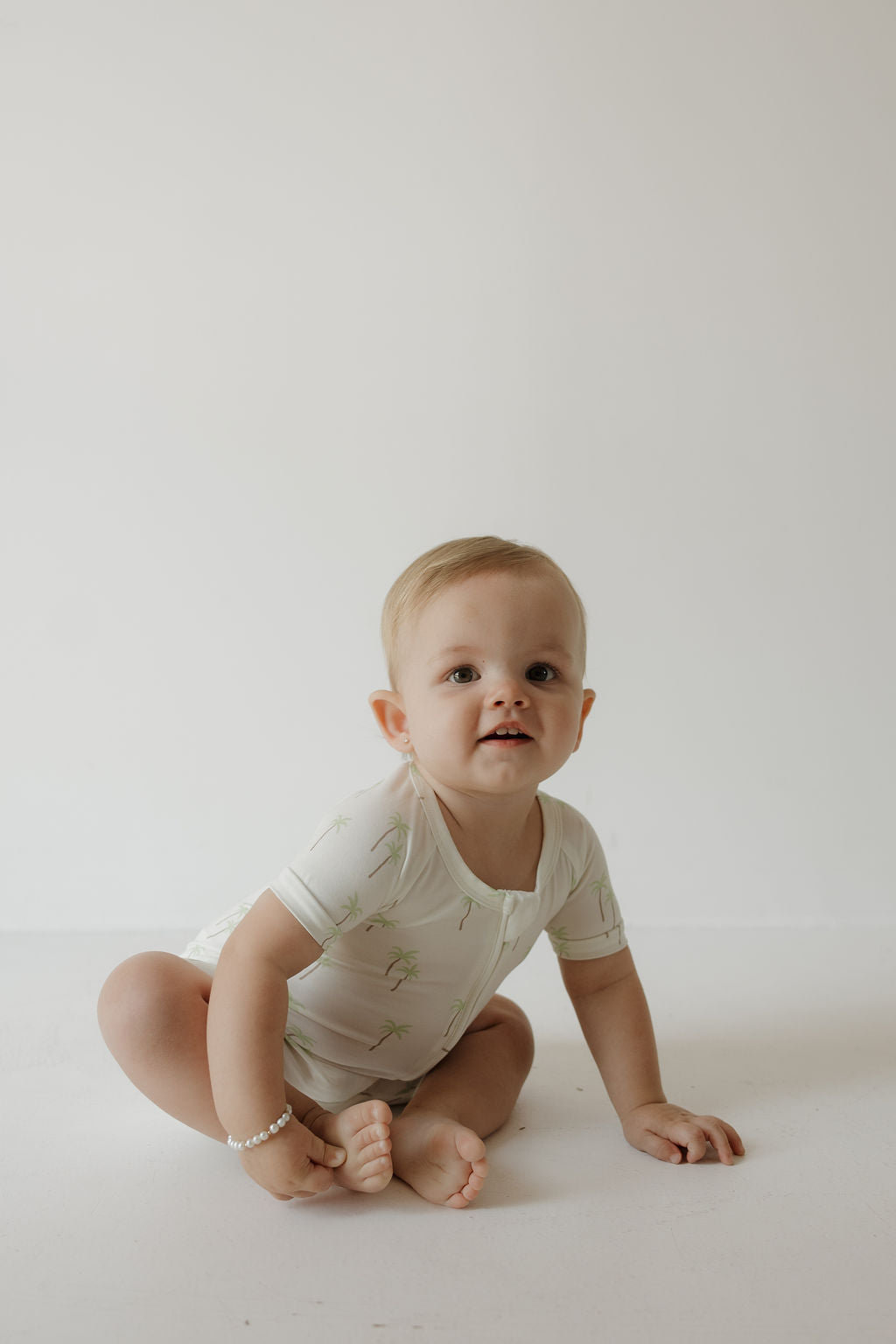 Shortie Bamboo Zip | Palm