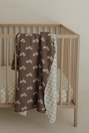 Muslin Quilt | Dirt Bike & Checkerboard