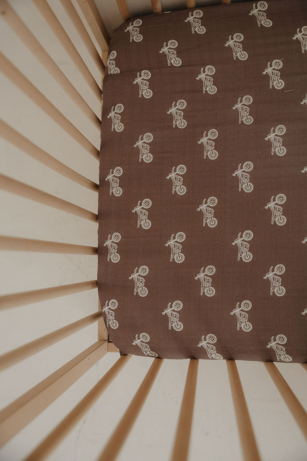 Muslin Crib Sheet | Dirt Bike