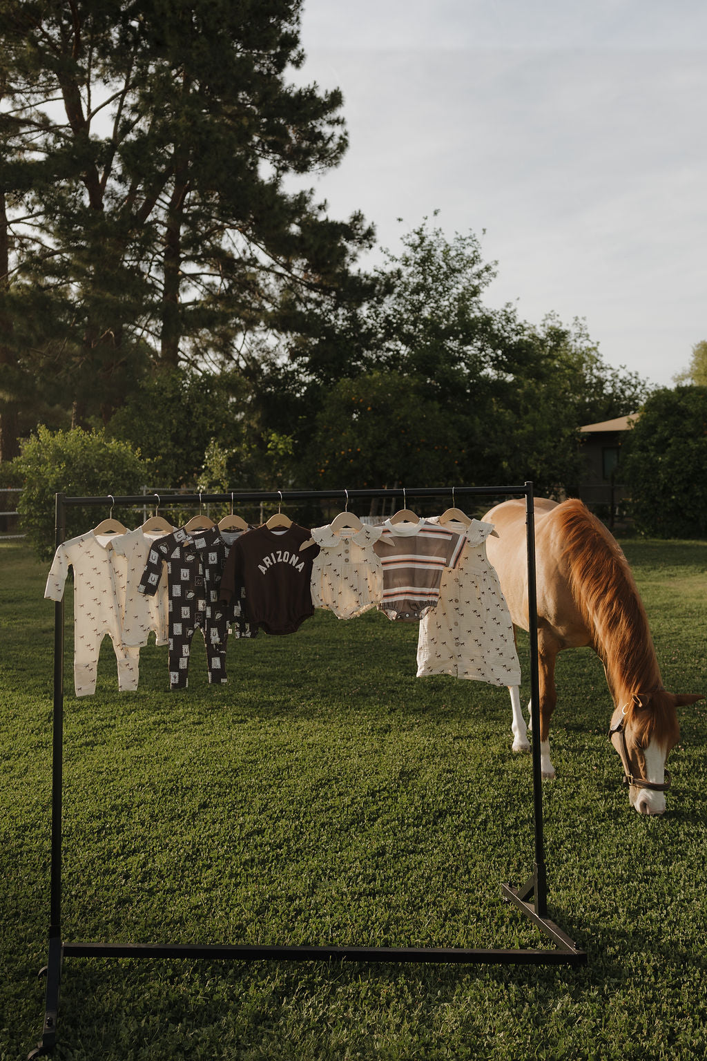 Bamboo Zip Pajamas | Wild Horses
