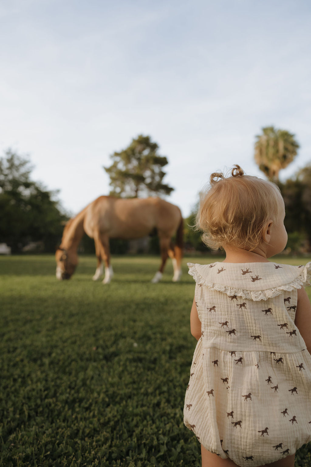 Muslin Romper | Wild Horses