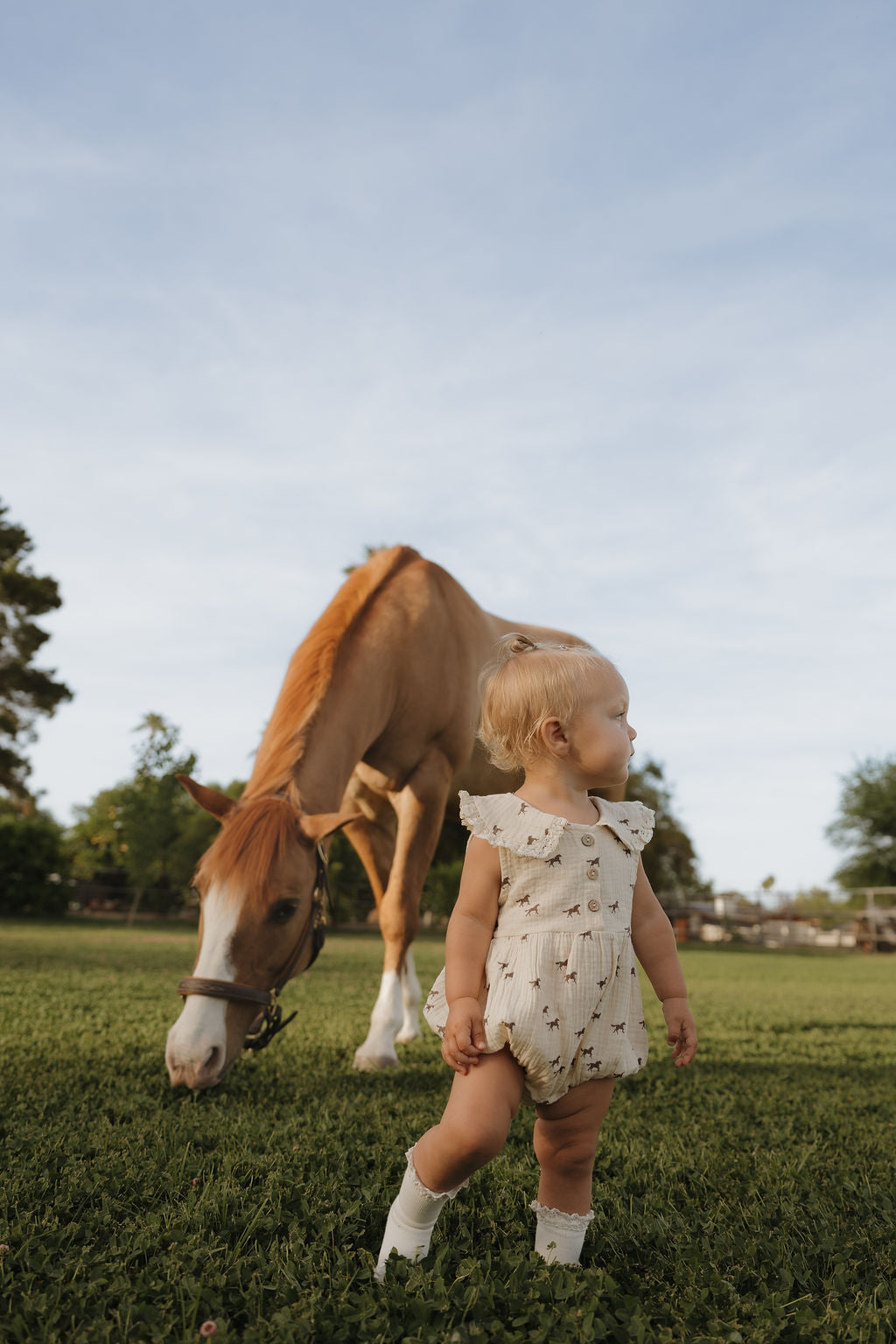 Muslin Romper | Wild Horses
