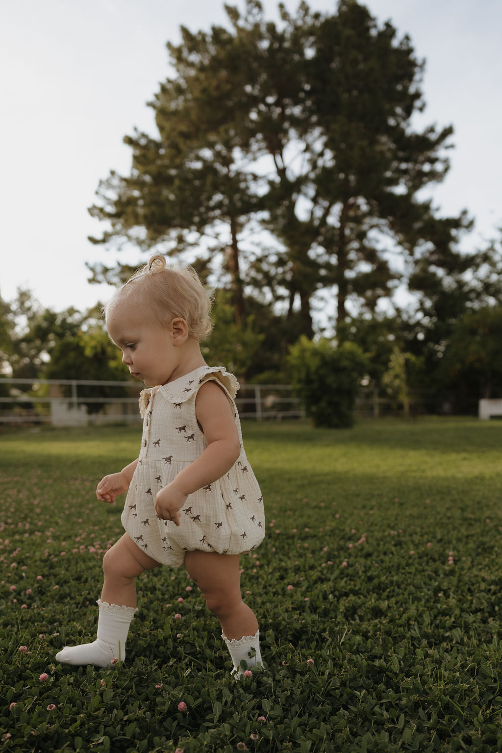 Muslin Romper | Wild Horses