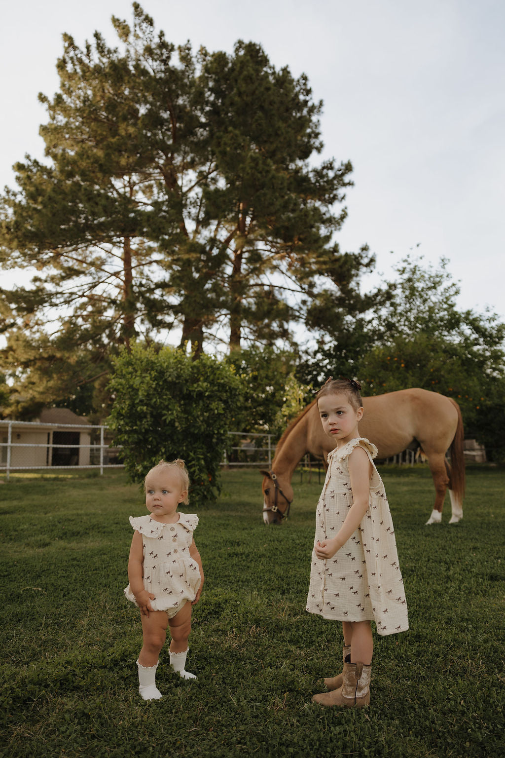 Muslin Romper | Wild Horses