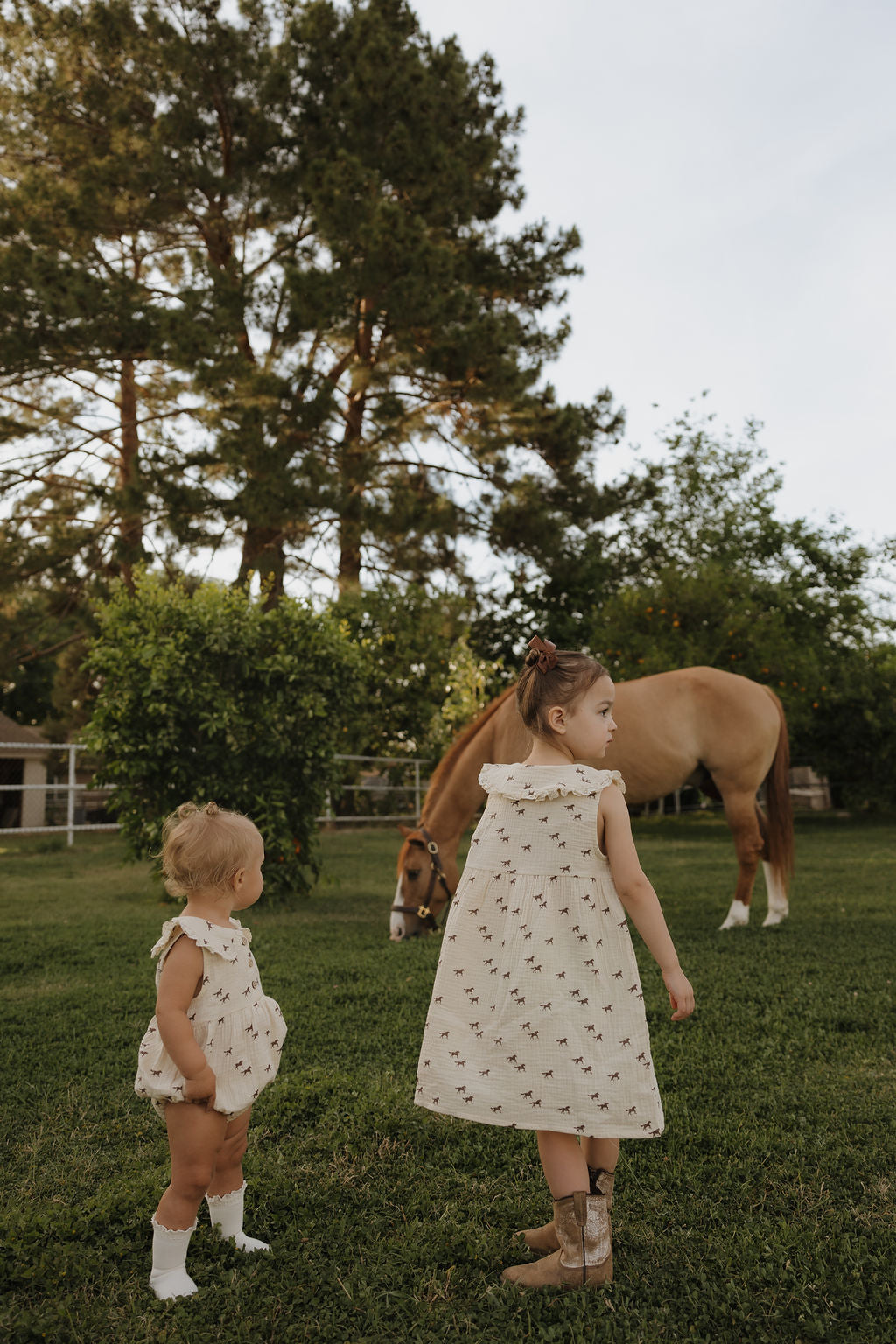 Child Muslin Dress | Wild Horses
