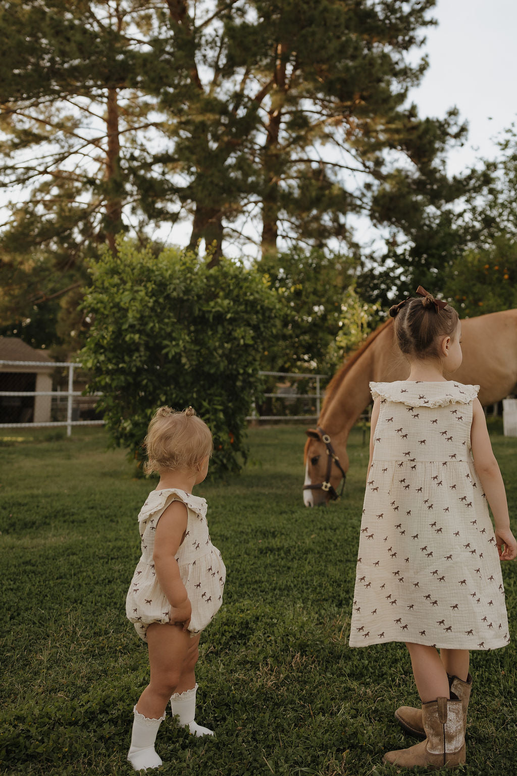 Muslin Romper | Wild Horses