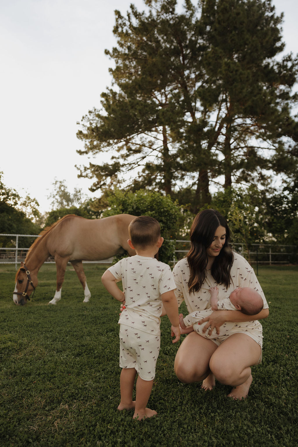 Women's Bamboo Short Set | Wild Horses
