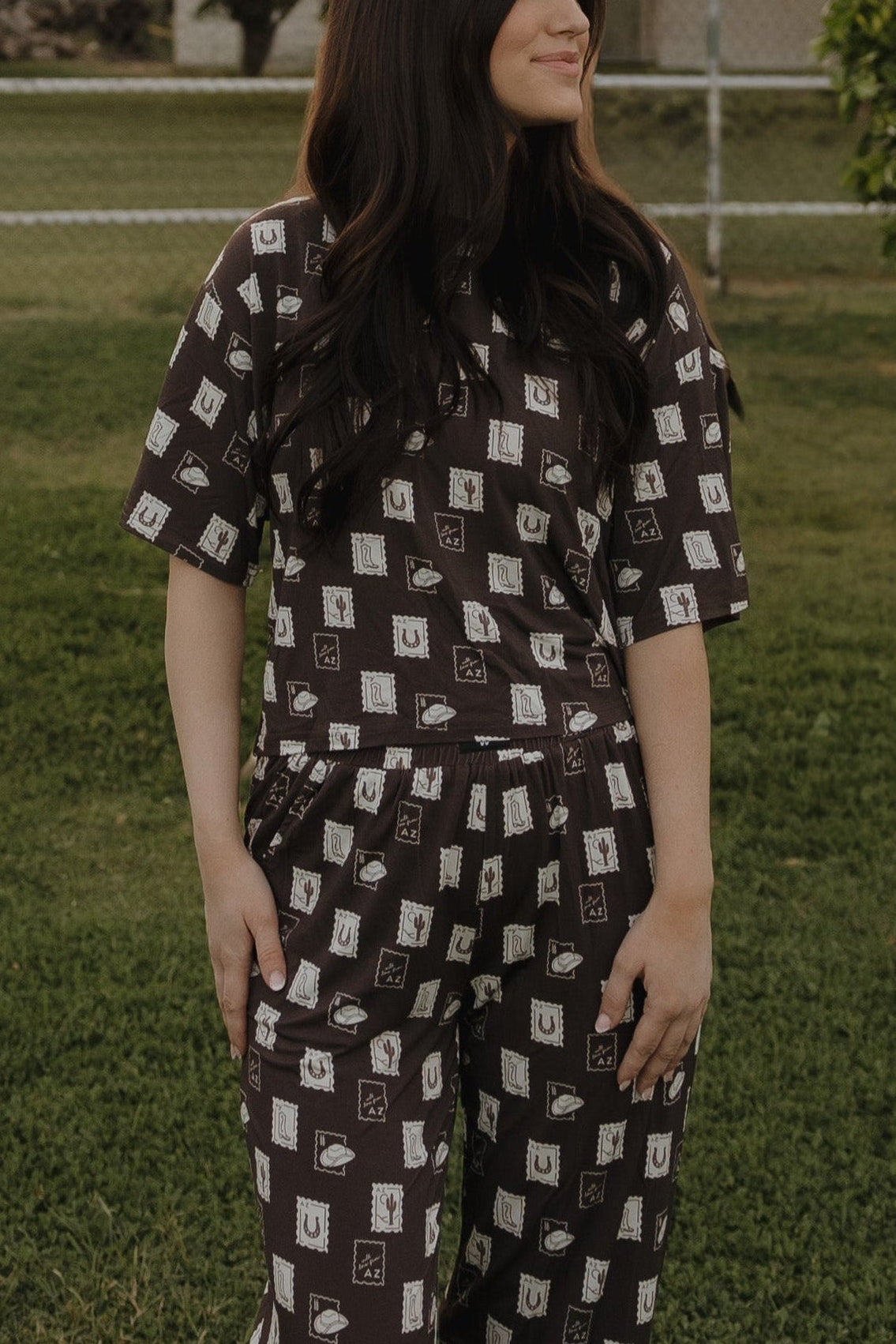 Women's Boxy Tee Lounge Set | With Love from AZ
