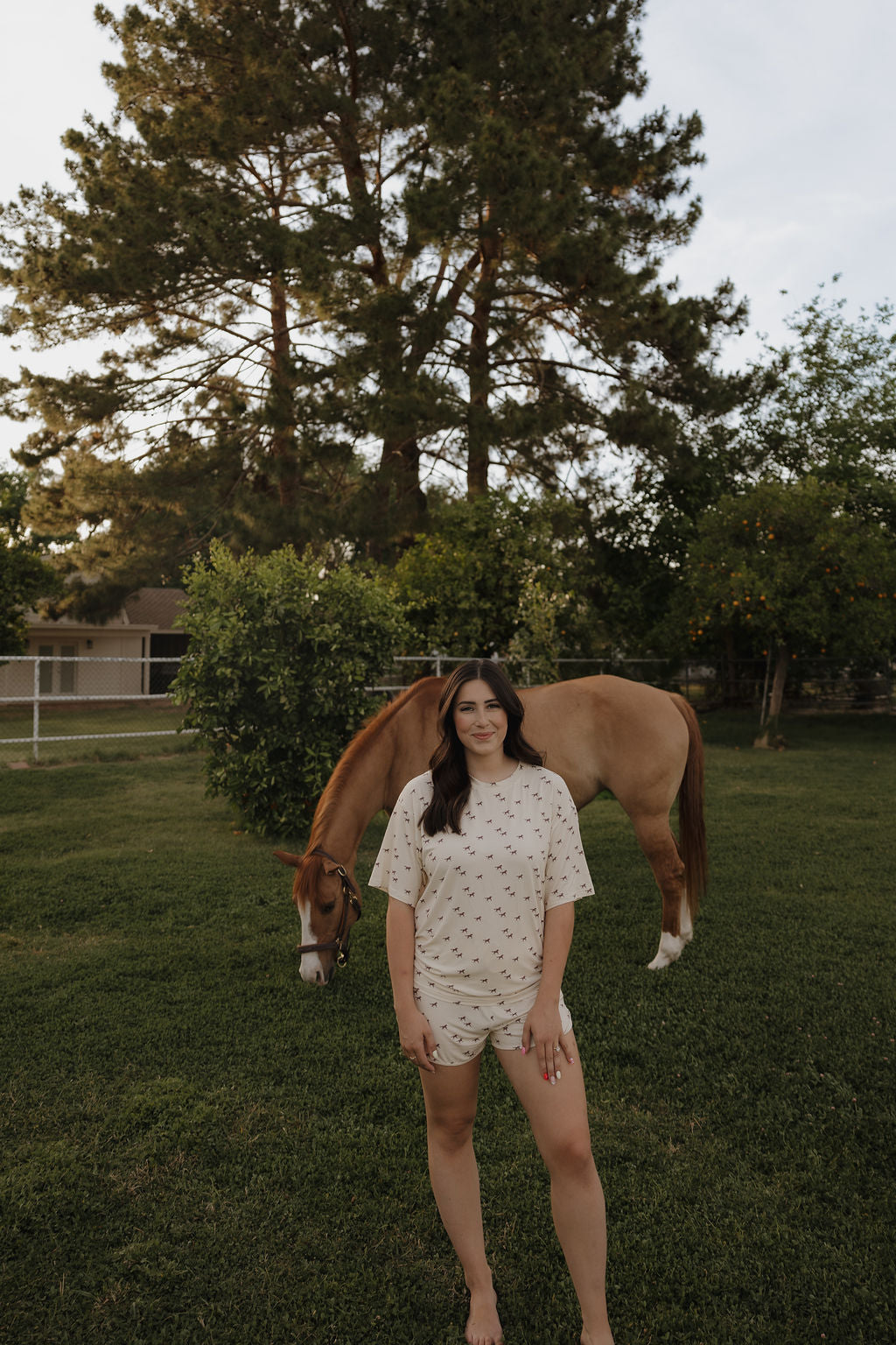 Women's Bamboo Short Set | Wild Horses