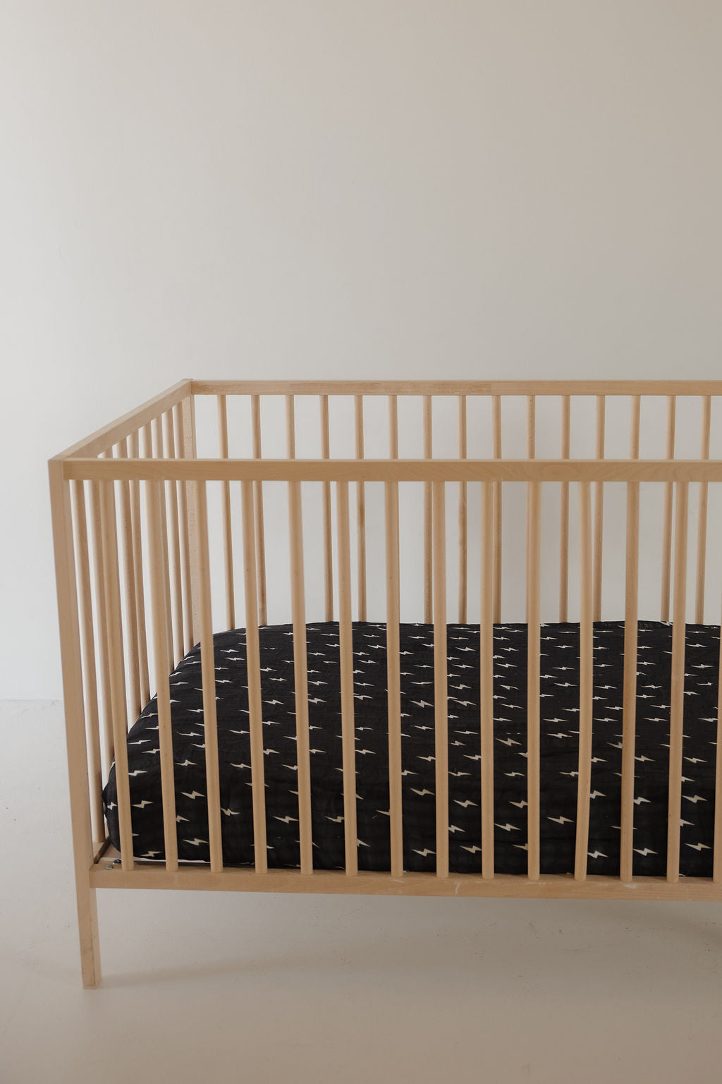 Muslin Crib Sheet | Midnight Bolt