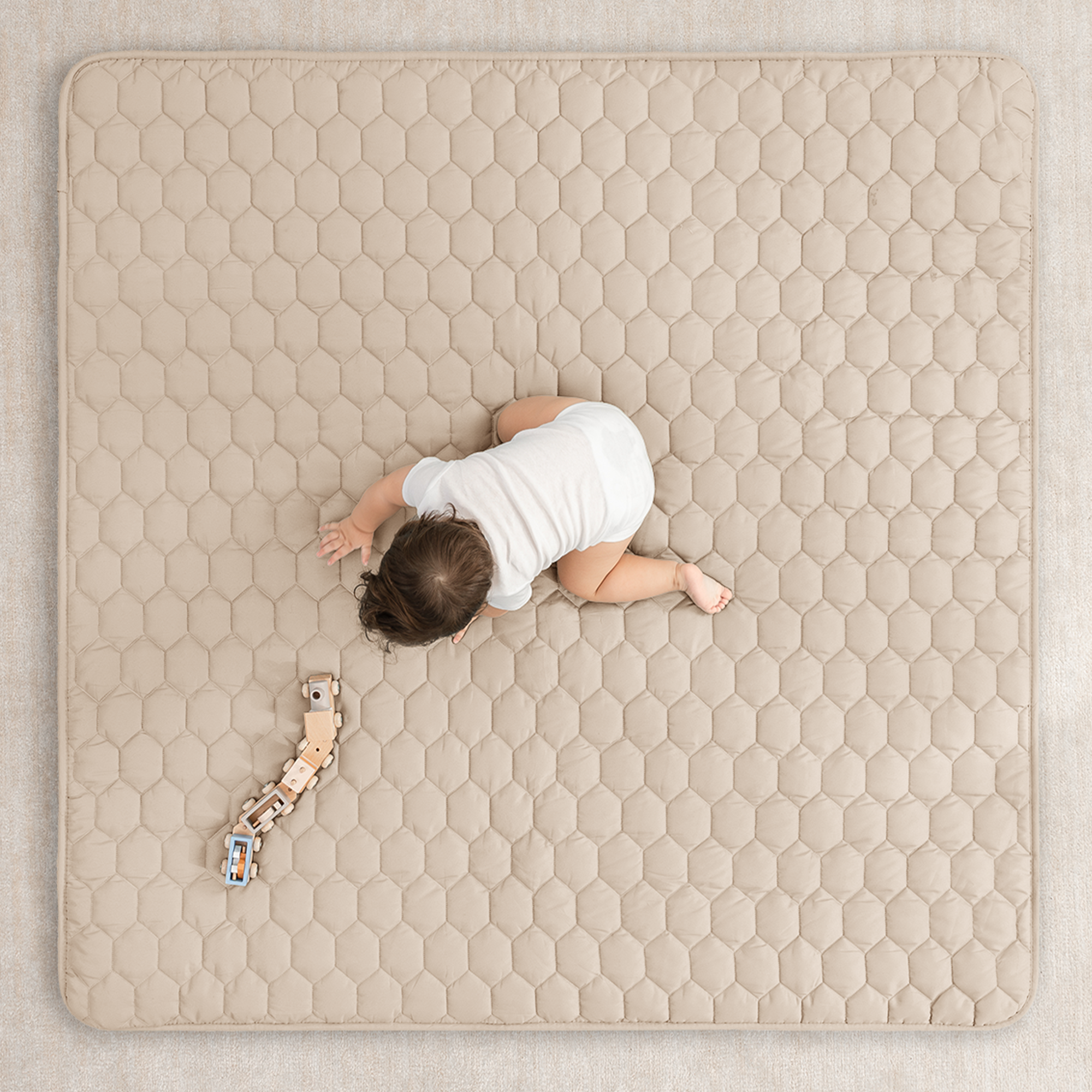 Play Mat with Non-Slip Bottom in Sand