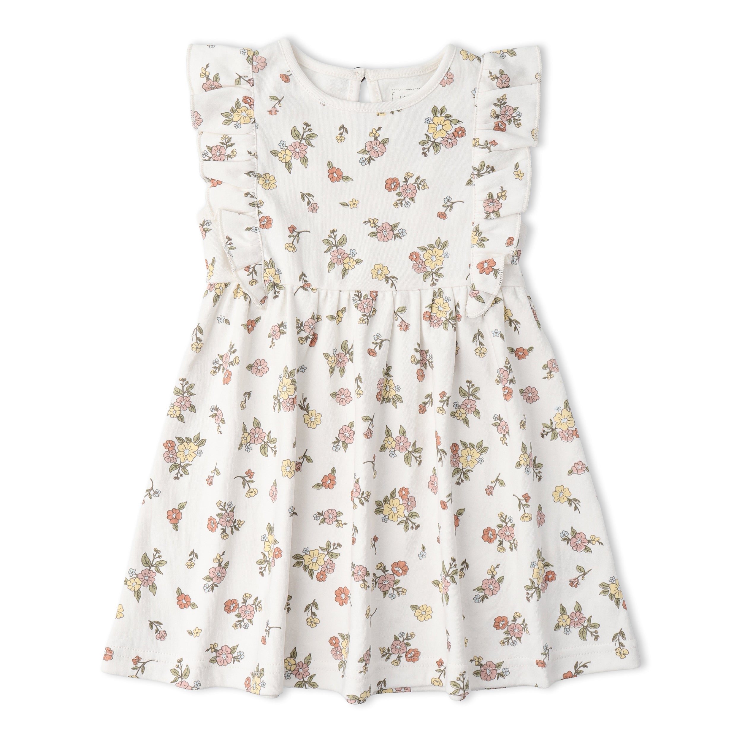 Organic Flutter Dress - Meadow