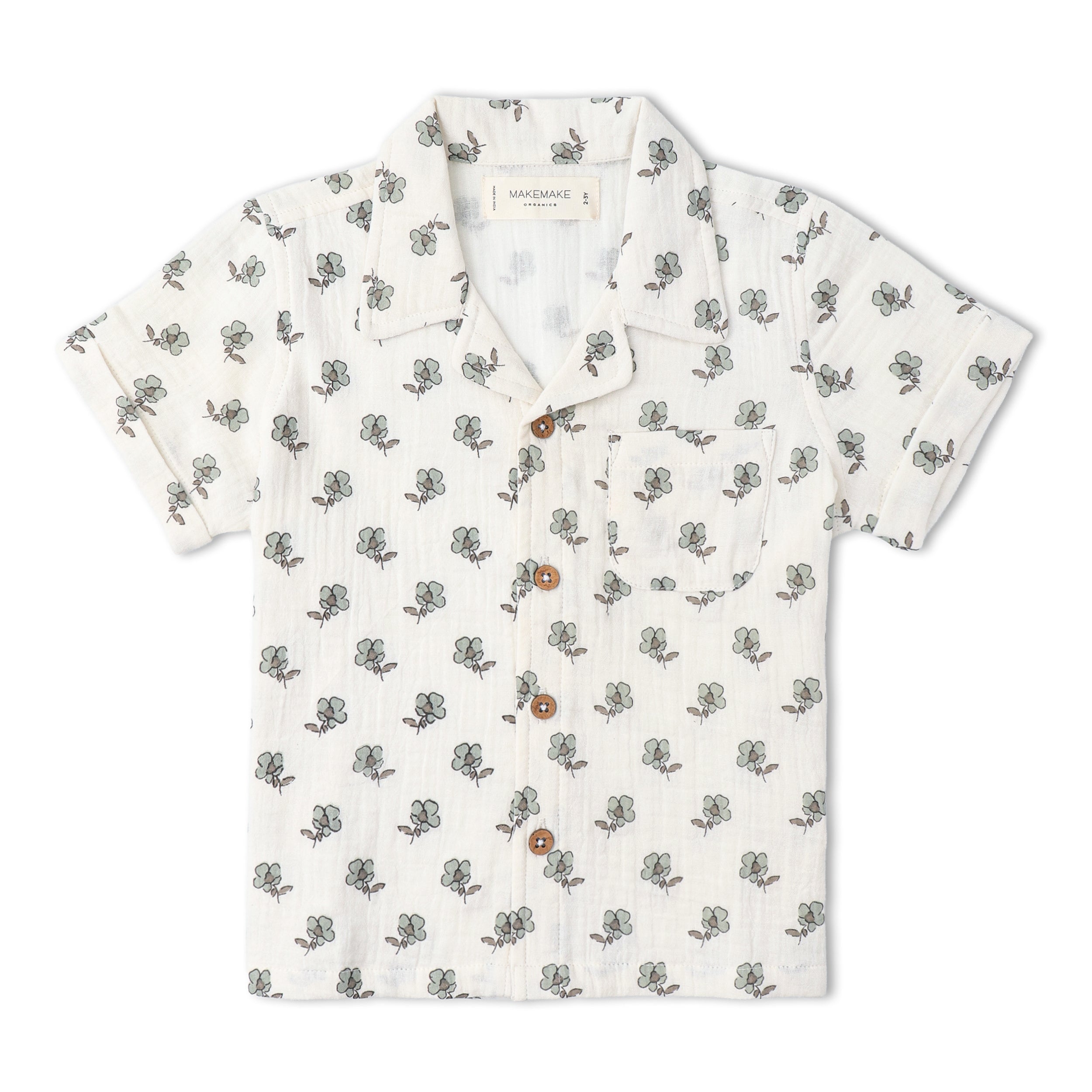 Organic Shirt & Shorts Set - Poppy