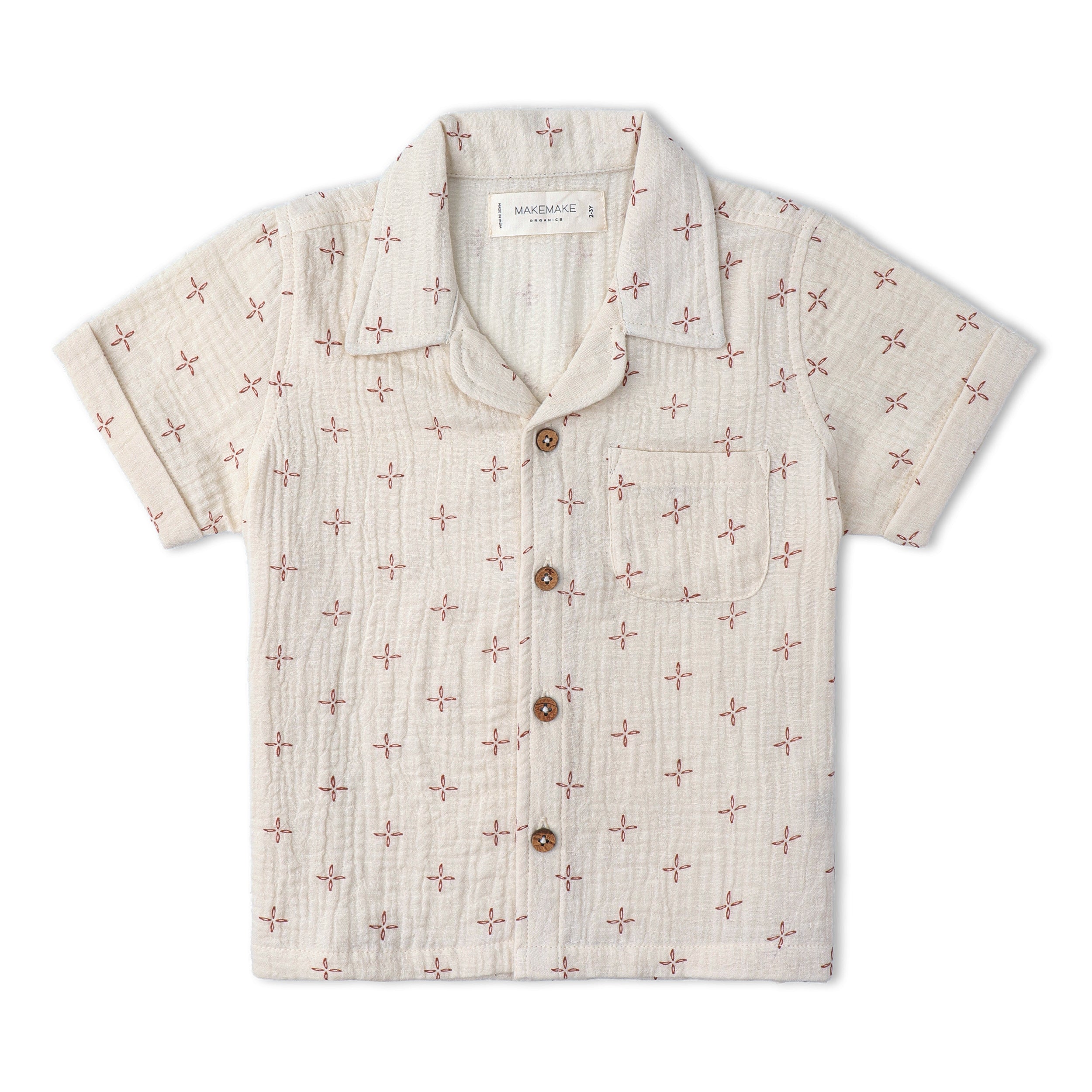 Organic Shirt & Shorts Set - Cross