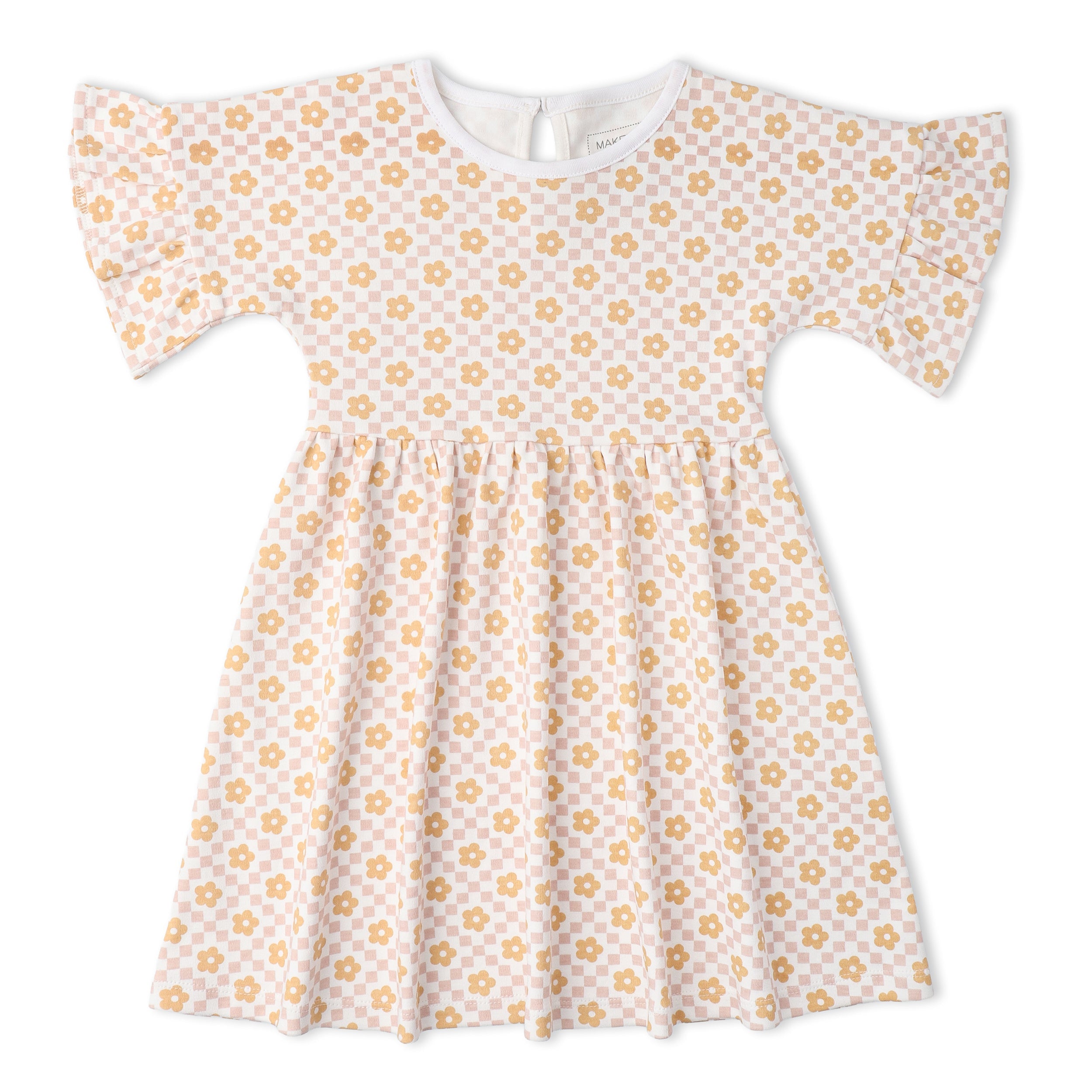 Organic Dolman Sleeve Dress - Pop Floral