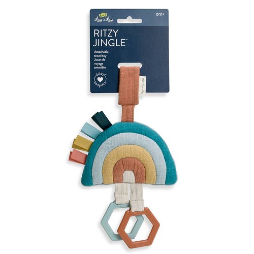 Bitzy Bespoke Ritzy Jingle Travel Toy - Rainbow