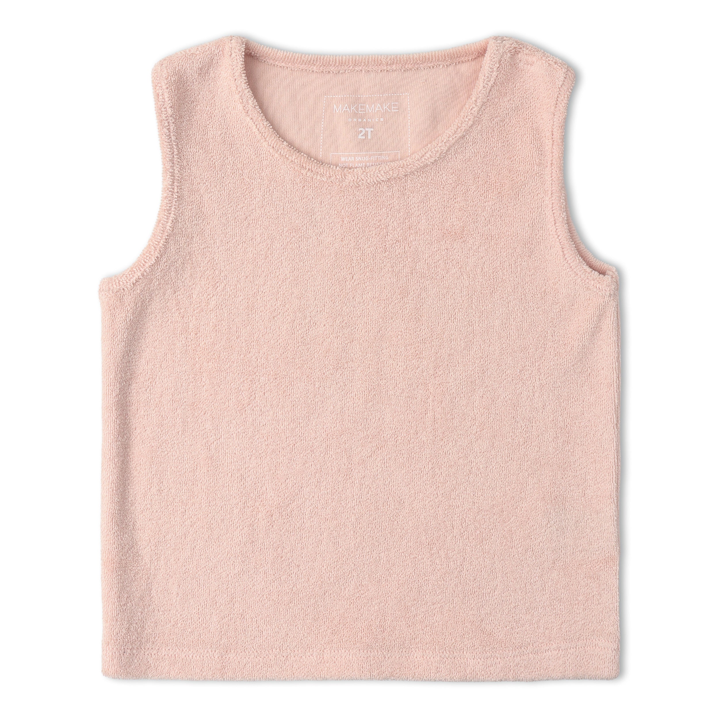 Organic Sleeveless Tee & Shorts Set - Blush