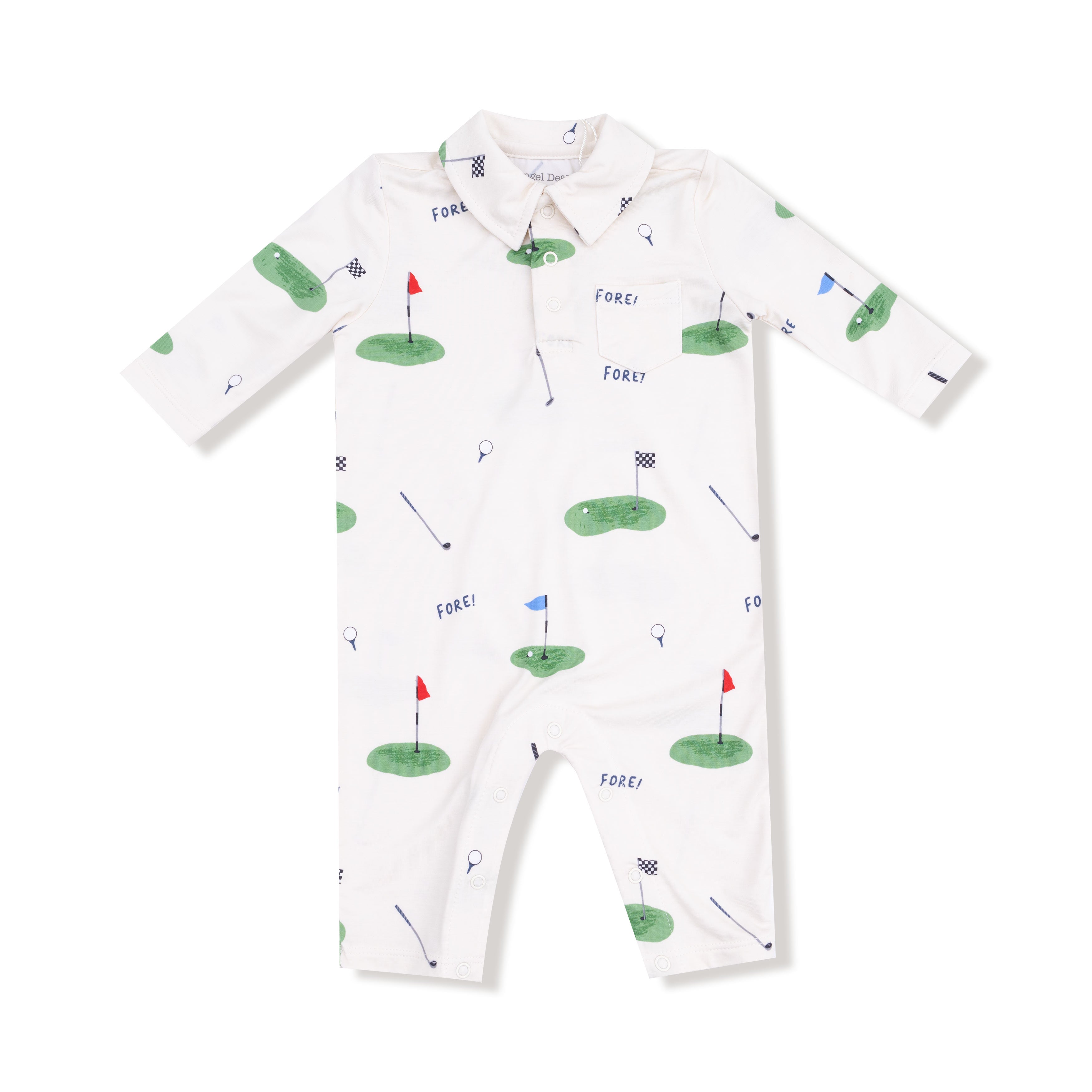 All Fore Golf - Polo Romper