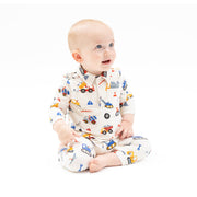 Crayon Construction - Polo Romper