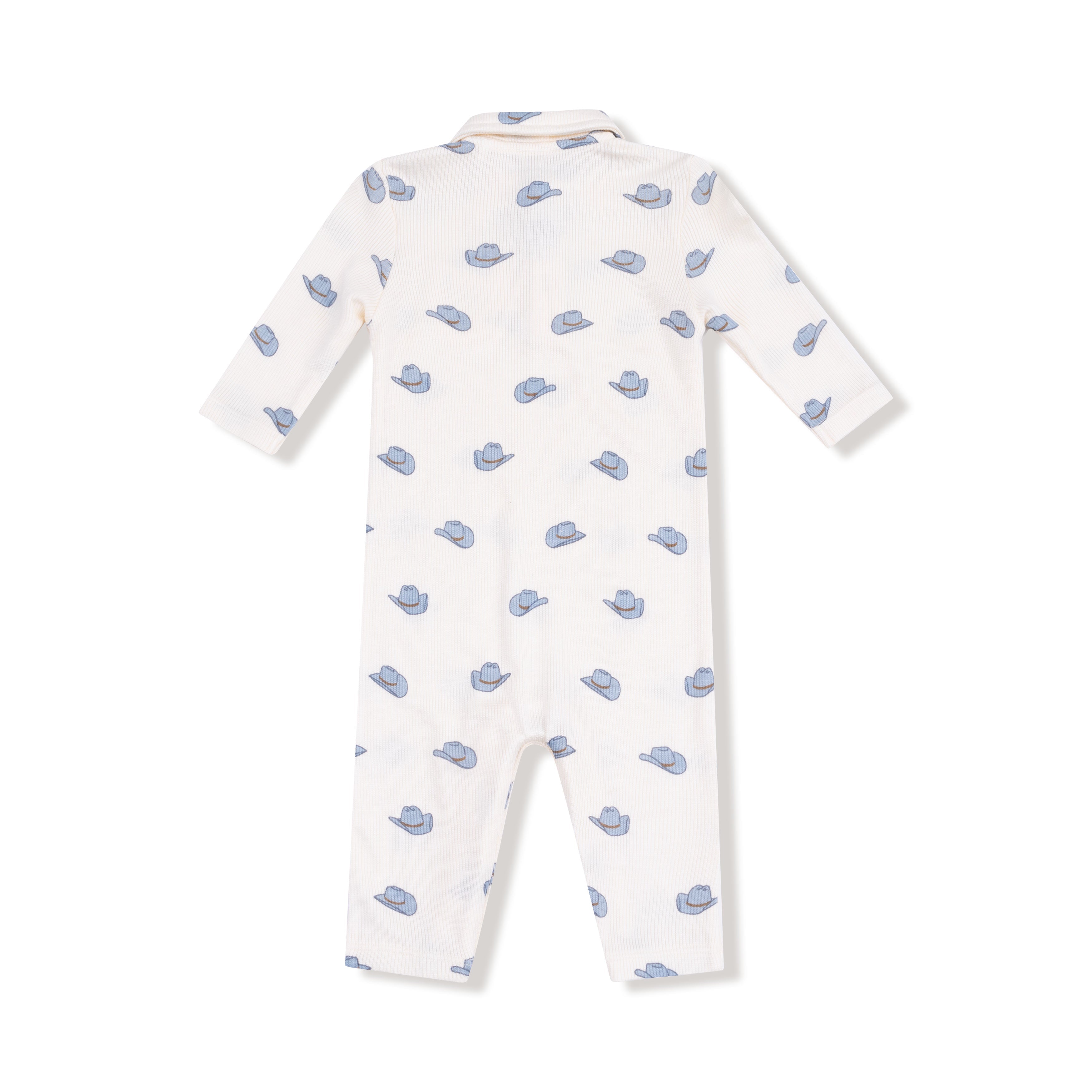 Petite Cowboy Hats - Polo Romper
