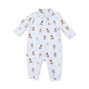 Bestie Dogs Blue - Polo Romper