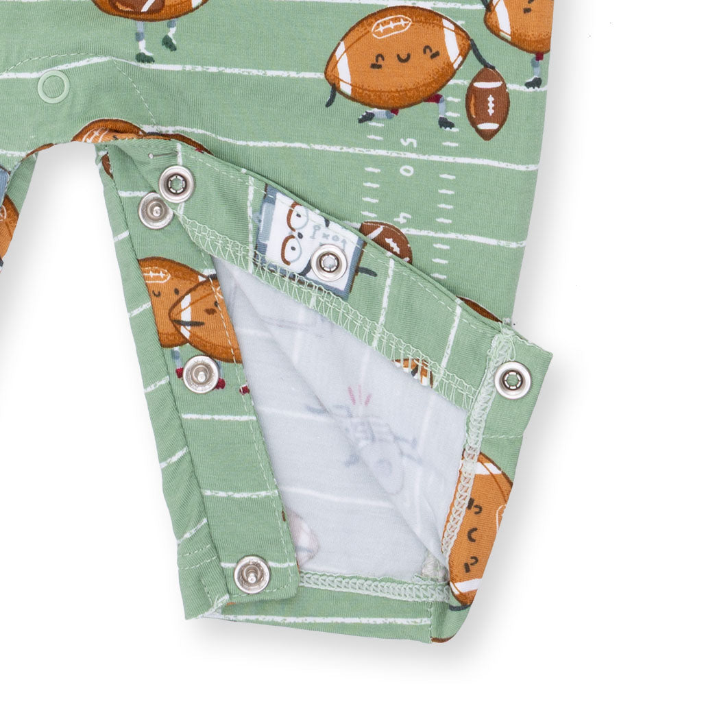 Footballs Playing Football - Polo Romper