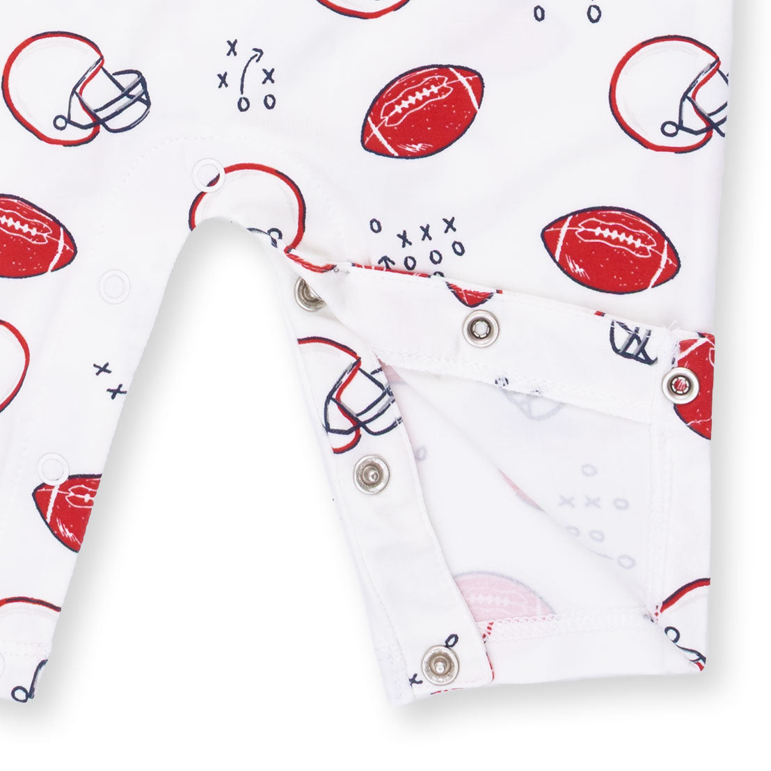 Touchdown Time - Polo Romper
