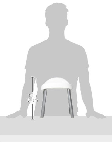 Activity Chairs, Set of 2, Metal, White