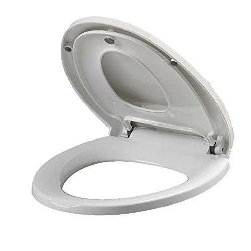Round Toilet Seat with Built in Potty Training Seat, Round Toilet Seats Soft