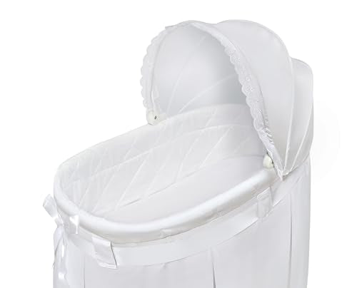 Rocking Baby Bassinet with Canopy and Storage
