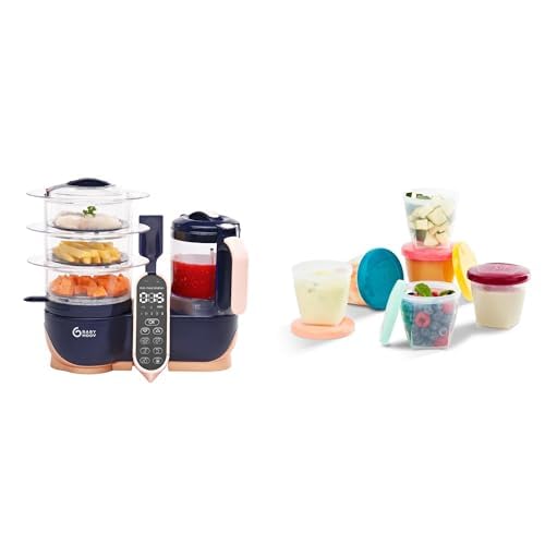Baby Food Maker & Storage Bundle – Duo Meal Station XL 6-in-1 Steamer Blender