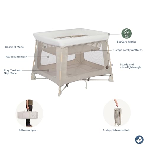 Swift 3-in-1 Baby Playard with Bassinet