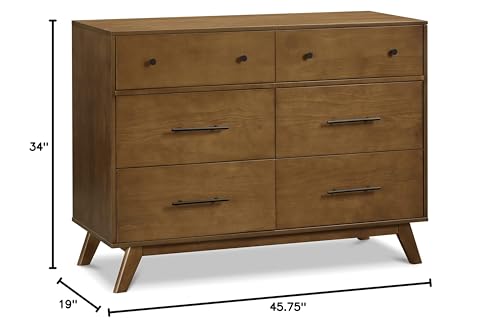 6-Drawer Baby Dresser with Changing Table Top