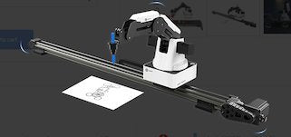 Magician Educational Programming Robot, 4-axis Robot Arm with 3D Printer, Pen Holder