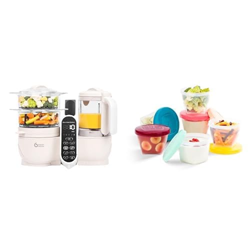 Baby Food Maker and Storage Bundle – Duo Meal Station Mineral Beige