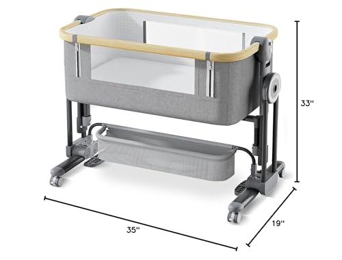 4-in-1 Rocking Bassinet with Adjustable Height