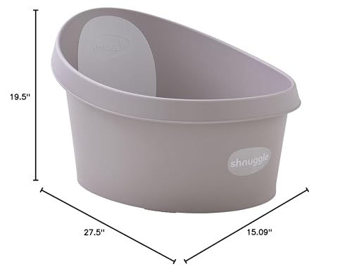 Toddler Bath Tub with Foam Backrest and Anti-Slip Surface