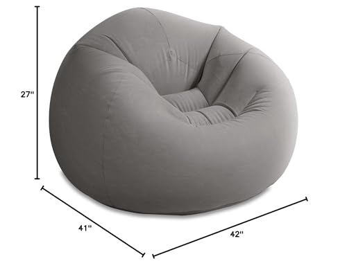 Inflatable Lounge Chair with Corduroy Texture