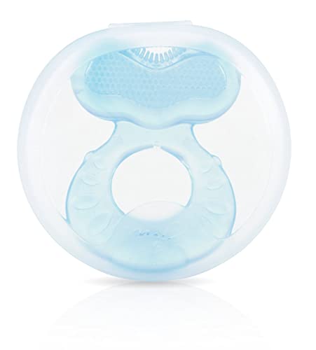 Nuby Silicone Teethe-EEZ Teether with Bristles, Includes Hygienic Case (Pack of 48)
