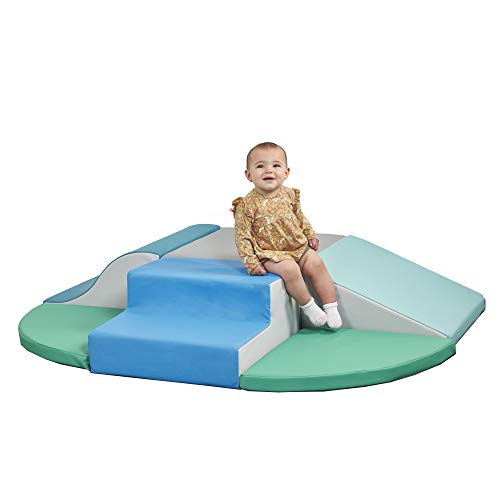 Foam Climber and Slide Playset for Toddlers - 6 Piece Indoor Play Structure